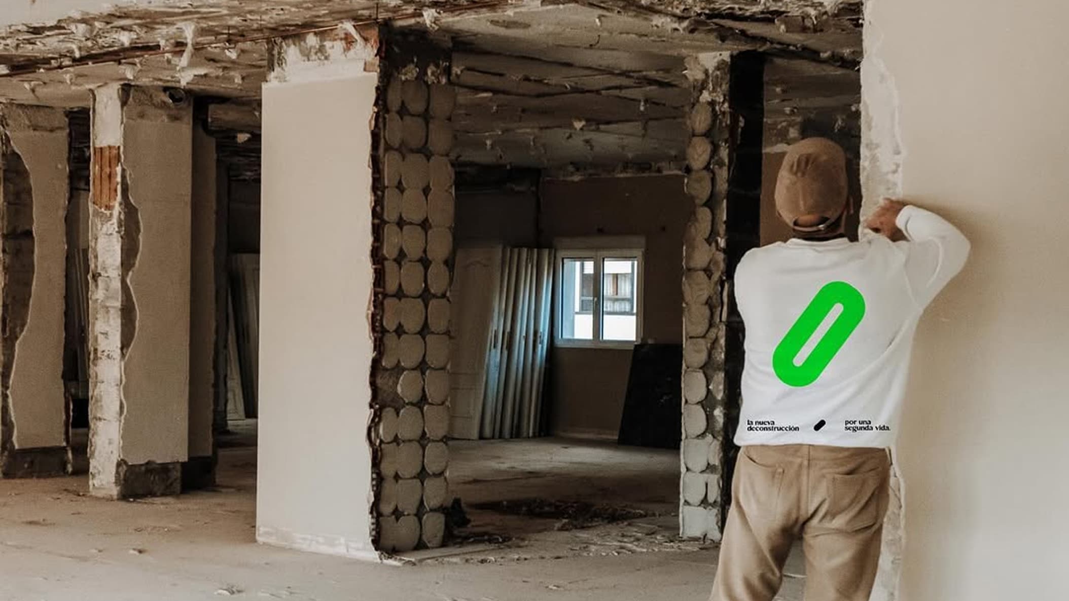 Foto de obra y demolición, hero principal de Zero Impact